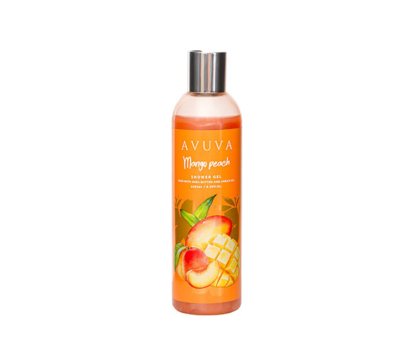 Avuva Shower Gel Mango Peach - أفوفا جيل الاستحمام بالمانجو والخوخ
