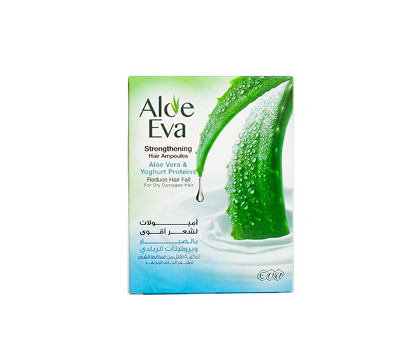 إيفا أمبولات بالصبار وبروتين الزبادي - Eva Aloe vera & Yoghurt Hair Ampoules