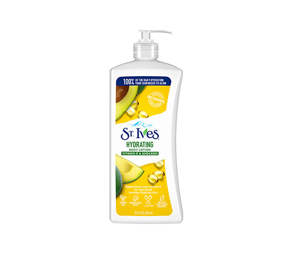 St.Ives Hydrating Body Lotion with Vitamin E & Avocado - سانت آيفز لوشن للجسم بفيتامين (هـ) والأفوكادو