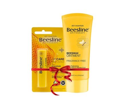 بيزلين مرهم للترطيب+بيزلين مرطب للشفاه بدون نكهة (1+1)-Beesline Wax Ointment+Beesline Lip Care Flavor Free (1+1)